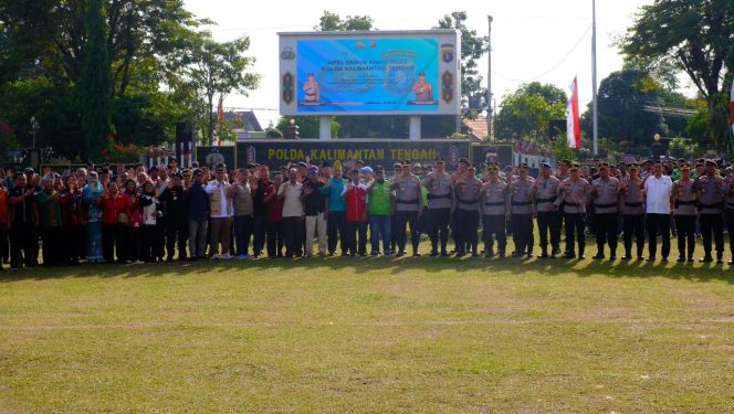 
					Apel Sabuk Kamtibmas Perkuat Sinergi Elemen Masyarakat, Kapolda Kalteng Gaungkan Semangat Huma Betang Jelang Hari Bhayangkara ke-80