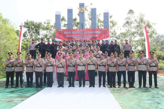 
					Peringati Hari Bhayangkara ke-80, Polres Murung Raya Gelar Ziarah dan Tabur Bunga di TMP Jl. Jenderal Sudirman