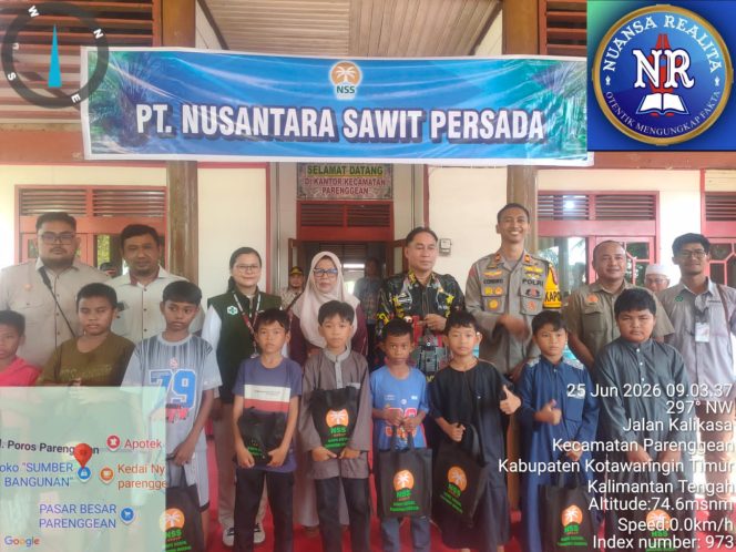 
					HUT Bhayangkara ke-80, Polsek Parenggean dan PT. NSP Menggelar Kegiatan Sosial Sunatan Massal 