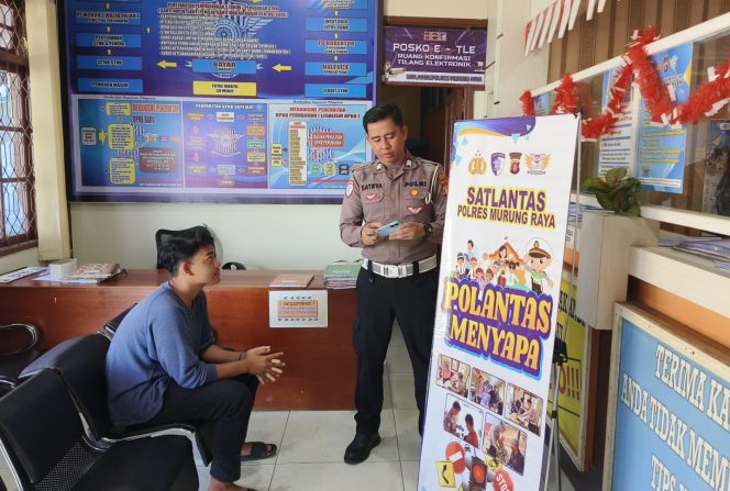 
					Program Polantas Menyapa, Satlantas Polres Murung Raya Pastikan Layanan Pembayaran Pajak Yang Transparan