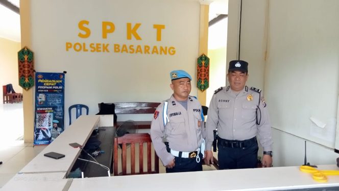 
					Tingkatkan Kewaspadaan Personil Polsek Basarang Giat Siaga Mako