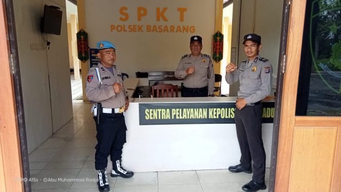
					Tingkatkan Kewaspadaan Personil Polsek Basarang Giat Siaga Mako