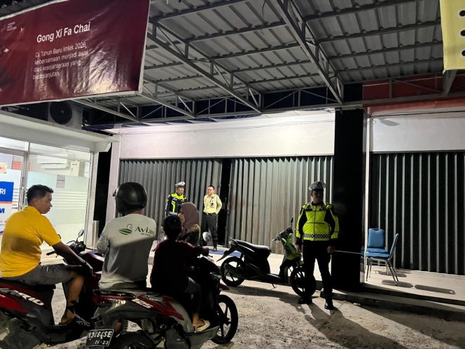 
					Personel Satlantas Polres Sukamara Laksanakan Patroli KRYD di Area Bank BRI, Jaga Kamtibmas Tetap Kondusif