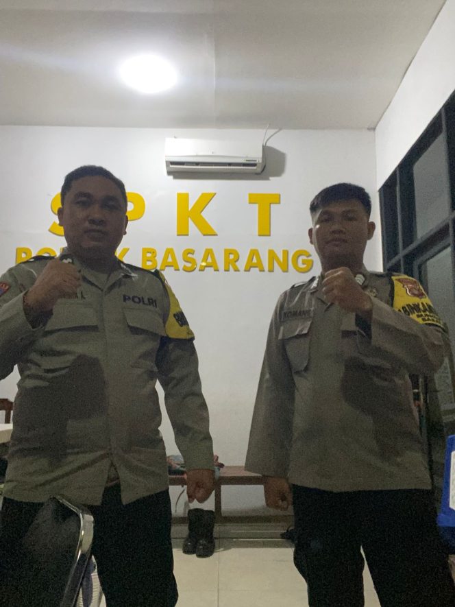 
					Tingkatkan Kewaspadaan Personil Polsek Basarang Giat Siaga Mako