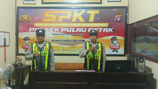 
					POLSEK PULAU PETAK LAKSANAKAN KEGIATAN SIAGA MAKO PADA MALAM HARI GUNA CIPTAKAN SITUASI AMAN