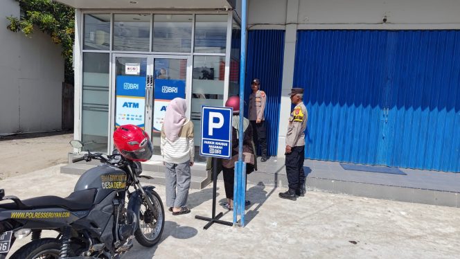 
					POLSEK HANAU PATROLI DIALOGIS, PANTAU ATM BANK BRI DAN BANK KALTENG