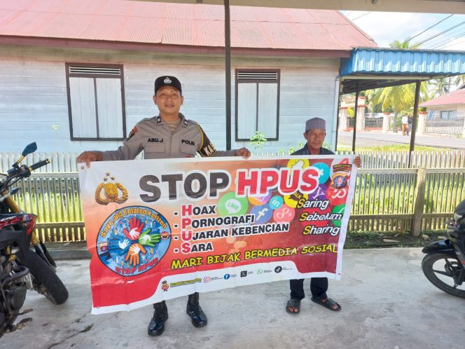 
					Wujudkan Ruang Digital yang Sehat, Polsek Kapuas Barat Gencarkan Imbauan Anti-Hoaks, Pornografi, dan SARA