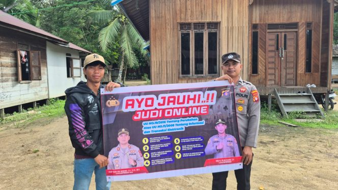
					Perangi Judi Online dan Narkoba, Polsek Rungan Gencarkan Edukasi Warga Jakatan Raya