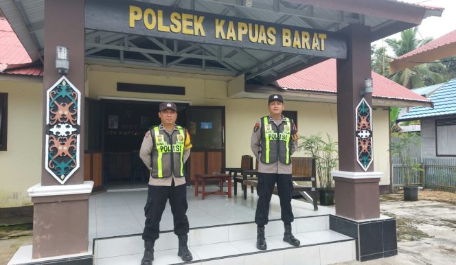 
					Antisipasi Gangguan Kamtibmas, Personel Polsek Kapuas Barat Tingkatkan Kesiapsiagaan Siaga Jaga Mako