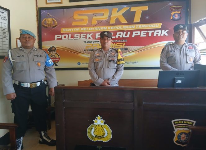 
					POLSEK PULAU PETAK LAKSANAKAN SIAGA MAKO PAGI