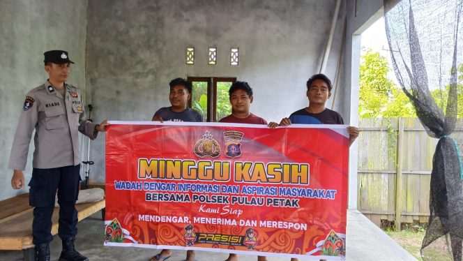 
					POLDA KALTENG/POLRES KAPUAS/POLSEK PULAU PETAK GELAR GIAT “MINGGU KASIH”