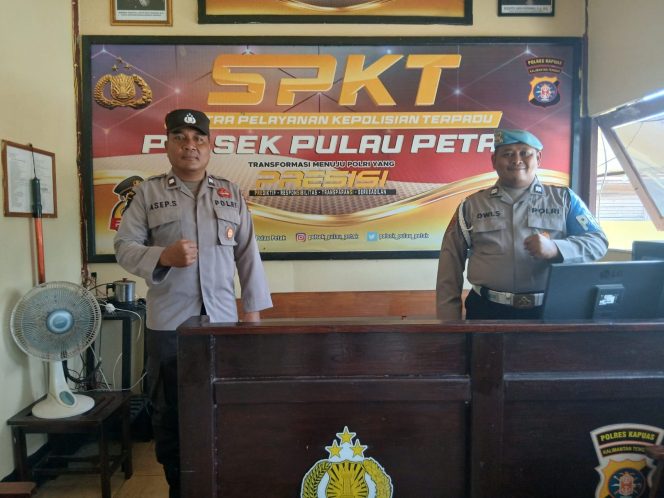 
					POLSEK PULAU PETAK LAKSANAKAN SIAGA MAKO PAGI