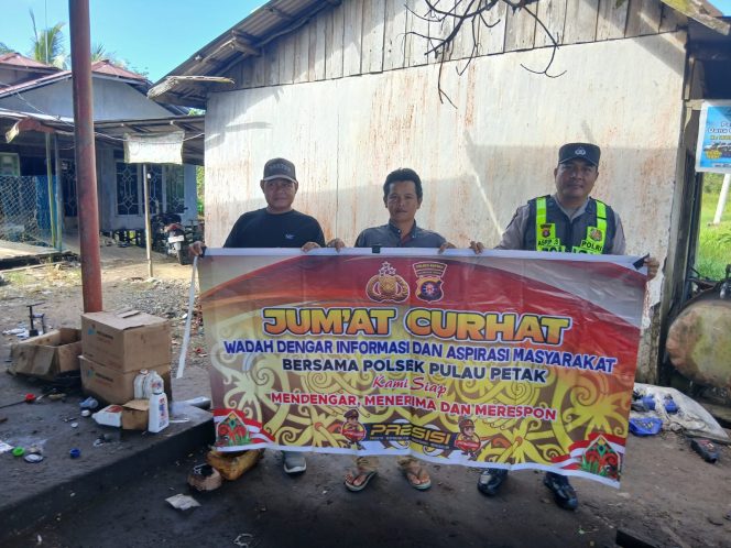 
					PERSONEL PULAU PETAK LAKSANAKAN KEGIATAN “JUM’AT CURHAT” GUNA MENDENGAR KELUHAN MASYARAKAT SECARA LANGSUNG