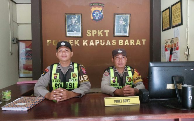 
					Pastikan Keamanan Wilayah, Polsek Kapuas Barat Tingkatkan Kesiapsiagaan Siaga Jaga Mako