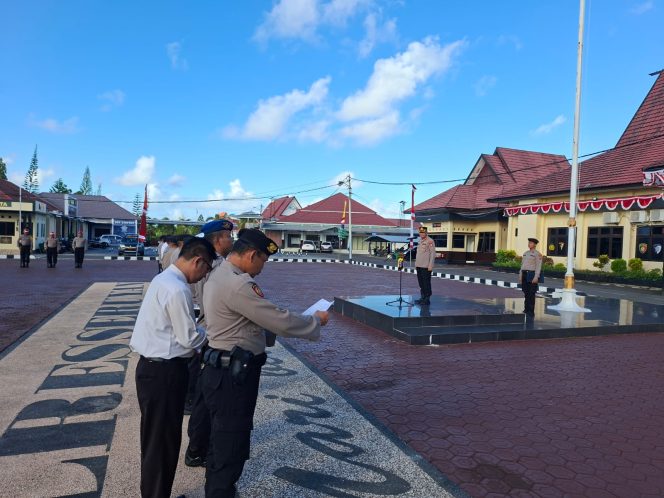 
					WAKAPOLRES SERUYAN PIMPIN APEL PAGI, TEKANKAN DISIPLIN PERSONEL