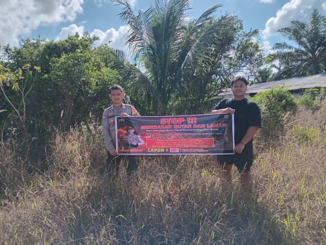 
					BHABINKAMTIBMAS PANIMBARAYA SOSIALISASIKAN LARANGAN BAKAR HUTAN DAN LAHAN DI WILAYAH POLSUBSKTOR DANAU SELULUK