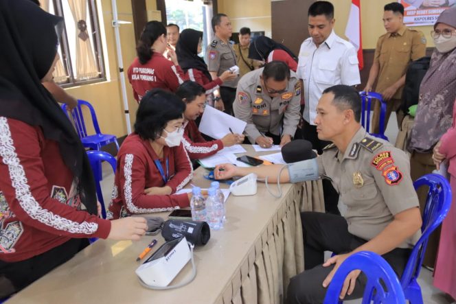
					POLRES SERUYAN GELAR BAKTI KESEHATAN SERENTAK DALAM RANGKA HUT BHAYANGKARA KE-80 TAHUN 2026
