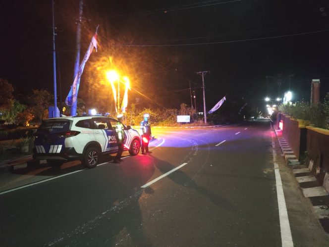
					Antispasi Kecelakaan, Satlantas Polres Pulang Pisau Gelar Patroli Blue Light Stasioner di Titik Rawan
