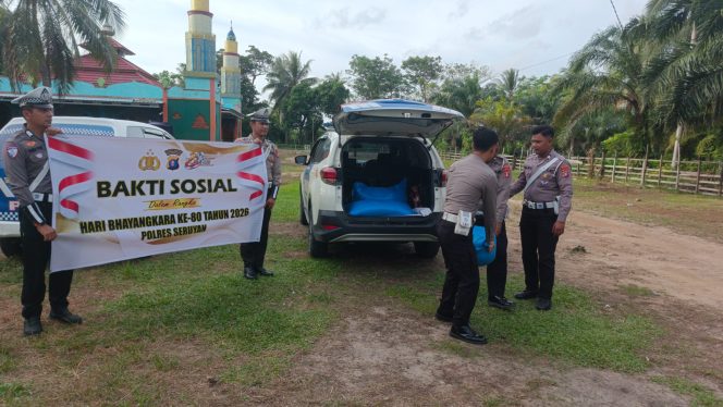 
					SATLANTAS POLRES SERUYAN GELAR POLANTAS MENYAPA DAN BAKTI SOSIAL DALAM RANGKA HUT BHAYANGKARA KE-80 TAHUN 2026