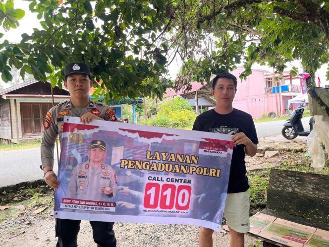 
					Personel Polsek Rungan Pastikan Warga Mudah Akses Bantuan Polisi Melalui Call Center 110