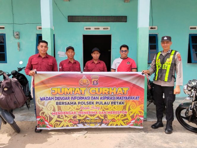 
					PERSONEL PULAU PETAK LAKSANAKAN KEGIATAN “JUM’AT CURHAT” GUNA MENDENGAR KELUHAN MASYARAKAT SECARA LANGSUNG