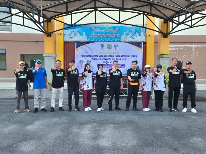 
					Peringatan HANI 2026, Unsur Forkopimda Pulang Pisau Gelar Senam Bersama Guna Perangi Narkotika