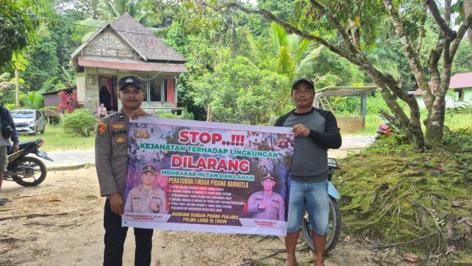 
					Bentengi Ekosistem dari Api, Aksi Dialogis Polsek Rungan Tuai Dukungan Positif