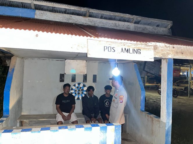 
					Persempit Ruang Gerak Kriminalitas, Polsek Rungan Rutin Patroli KRYD Malam