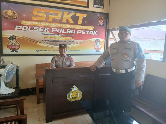 
					POLSEK PULAU PETAK LAKSANAKAN SIAGA MAKO PAGI