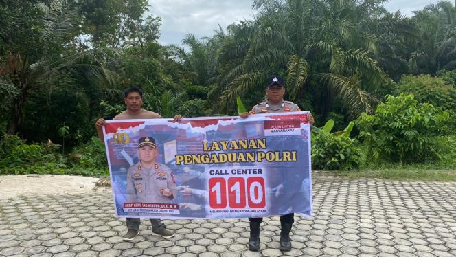 
					Akses Cepat Layanan Kepolisian, Polsek Kurun Masifkan Sosialisasi Call Center 110