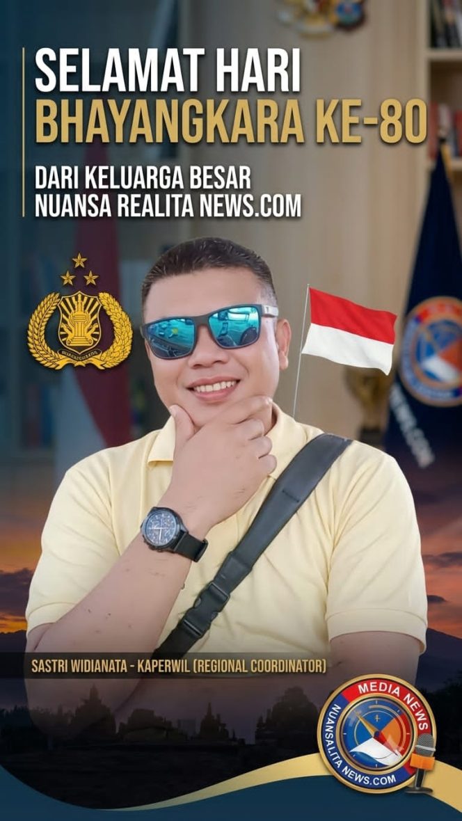 
					Hari Bhayangkara ke-80: Kaperwil Nuansa Realita News Jateng, Sastri Widianata, Apresiasi Sinergitas Polri Jaga Kamtibmas