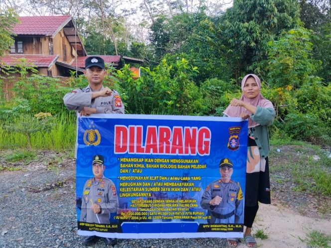 
					Cegah Berita HOAX, Polsek Kapuas Timur Sosialisasikan HPUS.