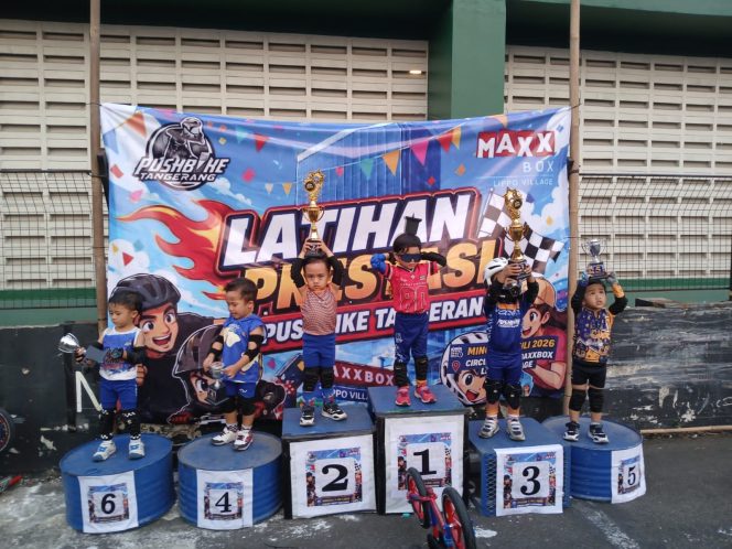 
					63 Rider Ramaikan Latpres Pushbike Tanggerang 2026 Sukses Di J99 Sirkuit Maxbox