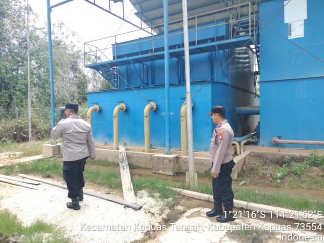 
					Personil Polsek kapuas Tengah laksanakan Patroli ke objek vital ke PDAM unit Pujon.