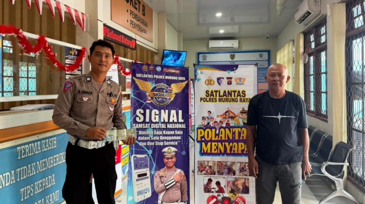 Polantas Menyapa, Pelayanan Pembayaran Pajak & Plat Kendaraan Kini Lebih Simple dan Efisien Di Samsat Murung Raya