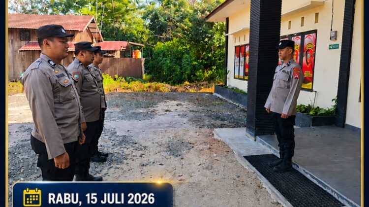 Apel Pagi Polsek Kapuas Timur Arahkan Personil Maksimalkan Pelayanan Kepada Masyarakat