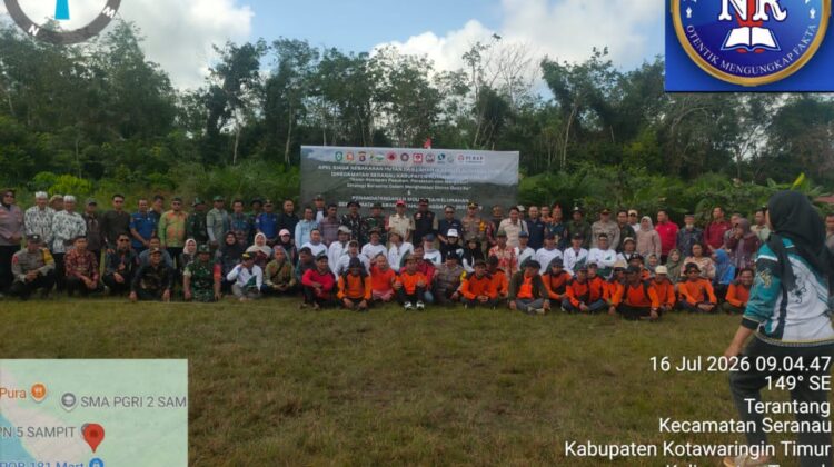 Hadapi Ancaman El Nino Godzilla, Kecamatan Seranau Gelar Apel Siaga Karhutla dan Penandatanganan MoU Desa 2026-2029