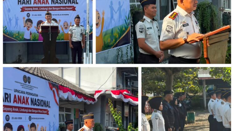 Rutan Kelas IIB Manna Gelar Upacara Peringatan Hari Anak Nasional 2026