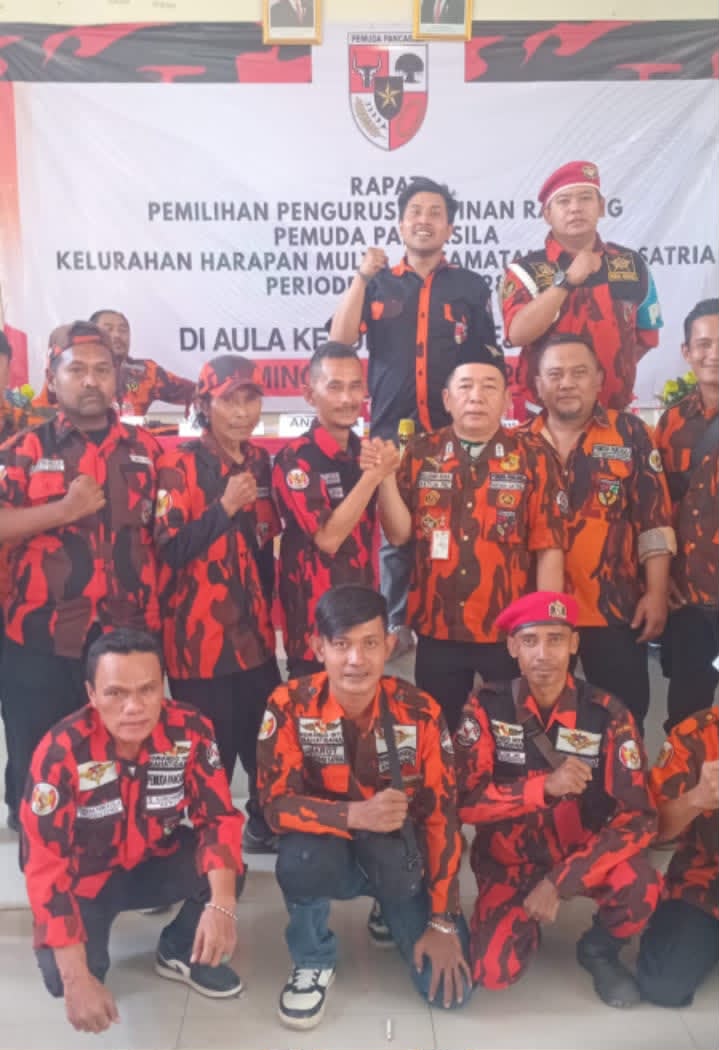 Jordan Terpilih Pimpin Pemuda Pancasila Ranting Harapan Mulya Medan Satria, Siap Perkuat Soliditas dan Pengabdian kepada Masyarakat