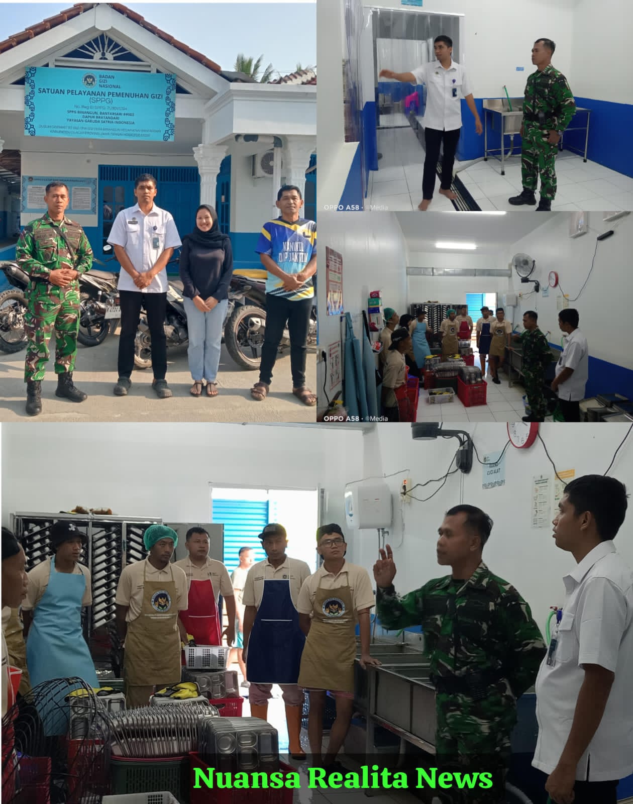 Pastikan Kelayakan Operasional Dapur Gizi, Danramil Inf Agus Wantoro Tinjau SPPG Desa Binangun