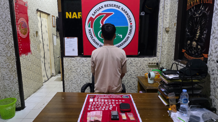 Nyambi Jual Sabu di Toko Vapor, Seorang Pria di Parenggean Diringkus Polisi
