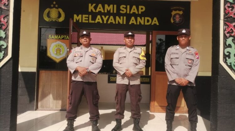Tingkatkan Kewaspadaan Personil Polsek Basarang Giat Siaga Mako