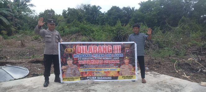 
					Polsek Basarang Gencar Patroli Karhutla Cegah Kebakaran Hutan Dan Lahan