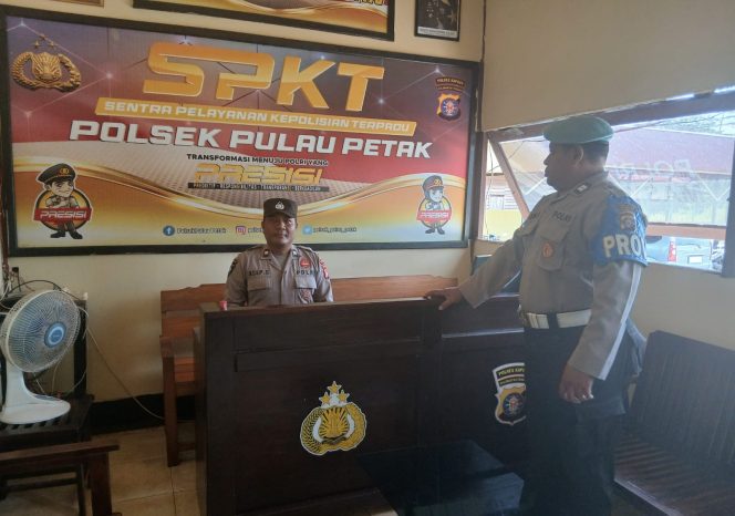 
					POLSEK PULAU PETAK LAKSANAKAN SIAGA MAKO PAGI