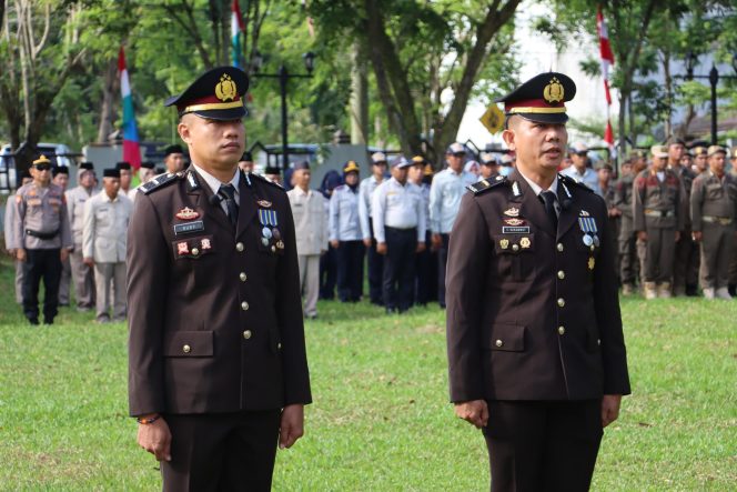 
					Mengabdi untuk Negeri, Polres Kapuas Gelar Upacara Hari Bhayangkara ke-80