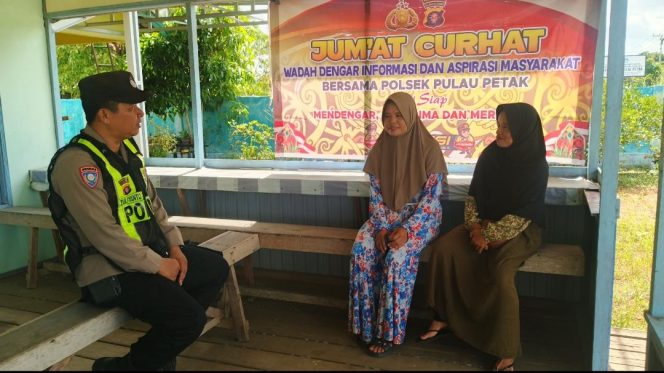 
					PERSONEL PULAU PETAK LAKSANAKAN KEGIATAN “JUM’AT CURHAT” GUNA MENDENGAR KELUHAN MASYARAKAT SECARA LANGSUNG