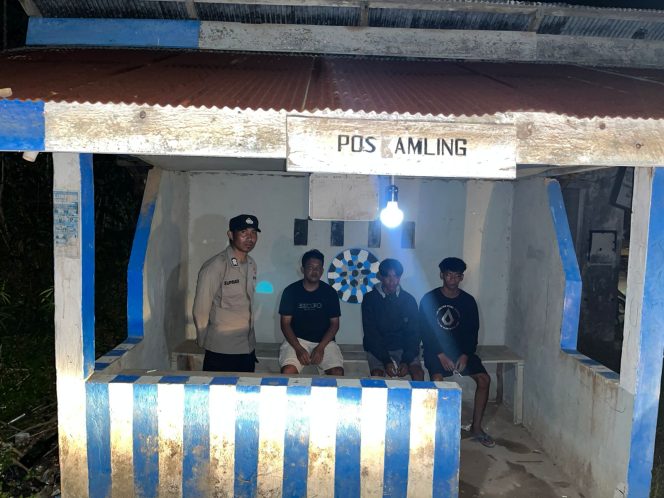
					Persempit Ruang Gerak Kriminalitas, Polsek Rungan Rutin Patroli KRYD Malam