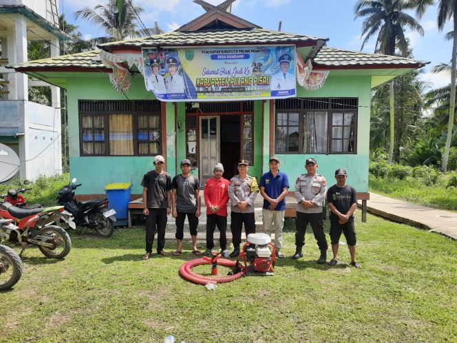 
					Antisipasi Karhutla, Polsek Pandih Batu Cek Kesiapan Peralatan MPA Desa Dandang
