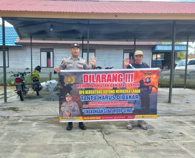 
					Antisipasi Kebakaran Hutan dan Lahan, Polsek Kapuas Barat Gencarkan Imbauan di Kelurahan Mandoma