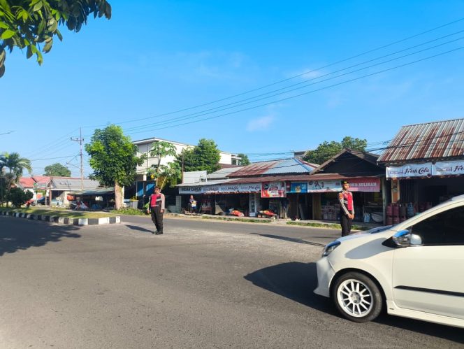 
					Sajikan Pelayanan Perlindungan Jalanan, Sat Samapta Polres Sukamara Siaga di Titik Rawan Pagi